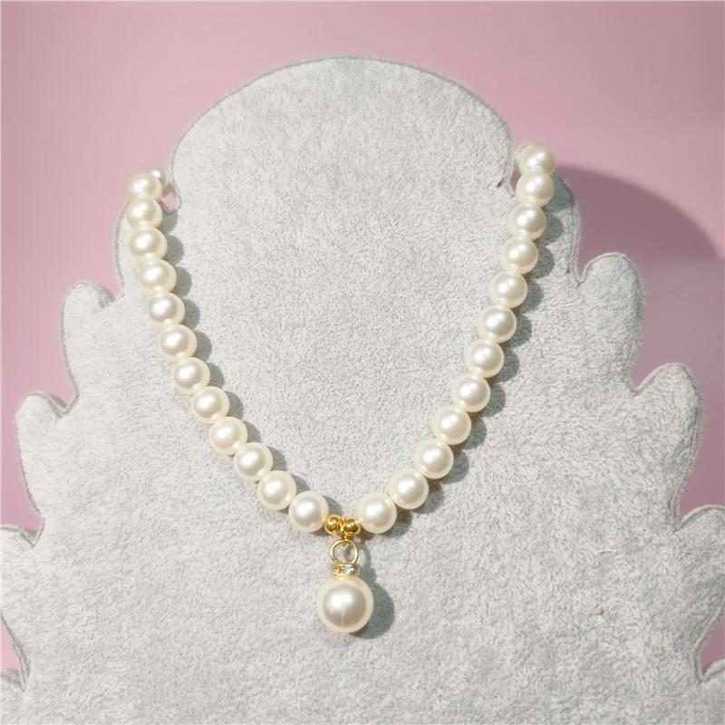 Новый ошейник для питомца, ожерелье с жемчужной подвеской, кошачьи украшения, милый ошейник, аксессуары для щенка, собачья цепочка, чихуахуа, свадебные украшения, вещи 20cm
Новый ошейник для питомца, ожерелье с жемчужной подвеской, кошачьи украшения, милый ошейник, аксессуары для щенка, собачья цепочка, чихуахуа, свадебные украшения, вещи 20cm