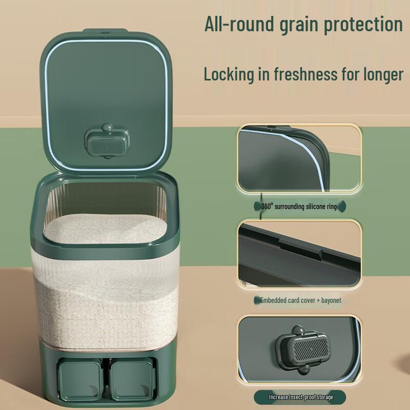 LISM Press-Type Rice Dispenser with Sealed Can
LISM Press-Type Rice Dispenser with Sealed Can