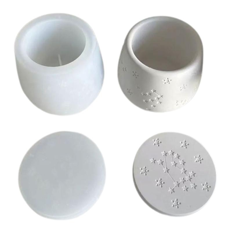 Candle Jar Mold Silicone Concrete Molds for Candle Holder with Lid Cement Gypsum Molds Decors for Candle Making Supply 1
Candle Jar Mold Silicone Concrete Molds for Candle Holder with Lid Cement Gypsum Molds Decors for Candle Making Supply 1