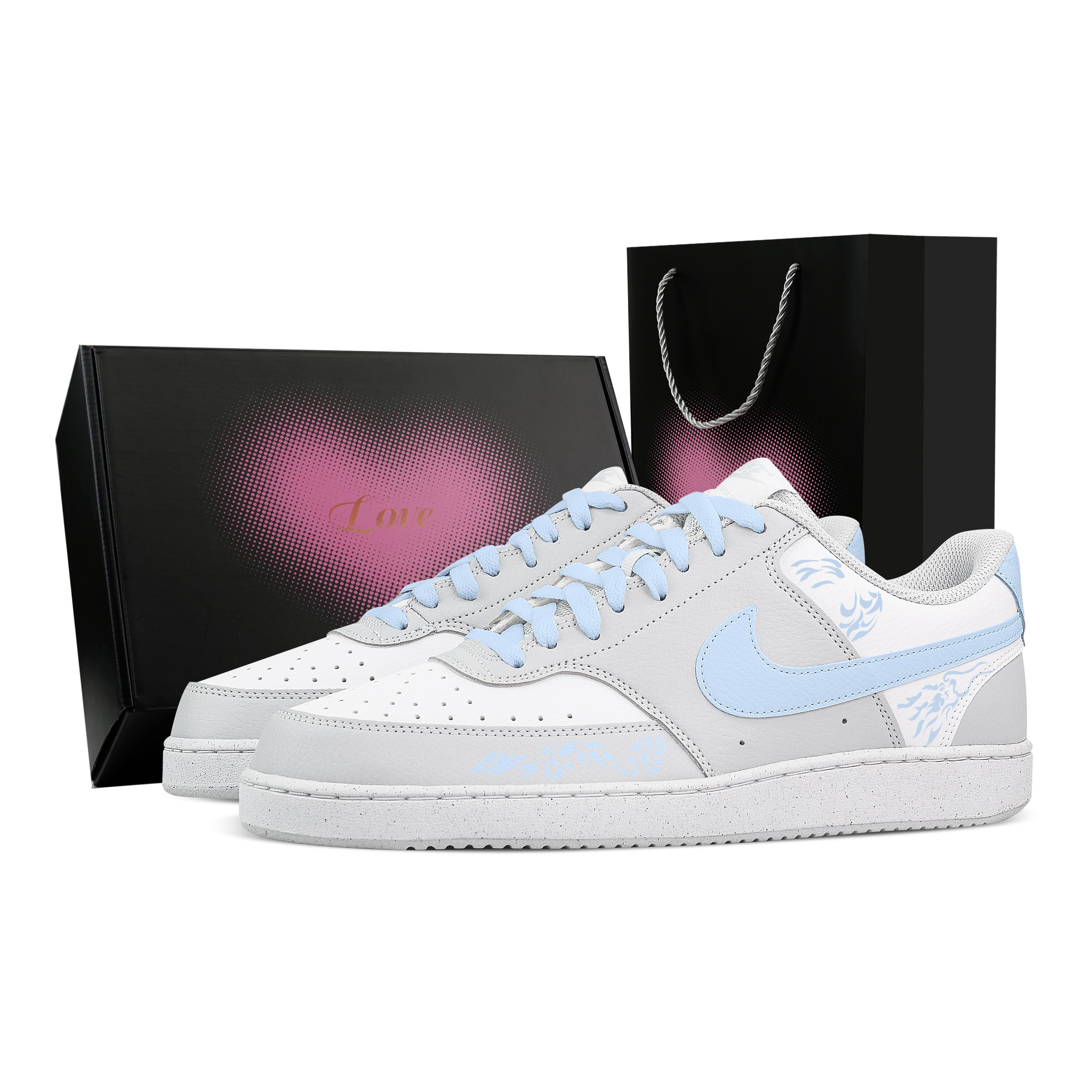 Nike Court Vision Kunlun Ice Plain Heart Box Abrasion Resistant Low top Skateboard Shoes Men s White Blue HM9862-002(Team773--) 45
Nike Court Vision Kunlun Ice Plain Heart Box Abrasion Resistant Low top Skateboard Shoes Men s White Blue HM9862-002(Team773--) 45