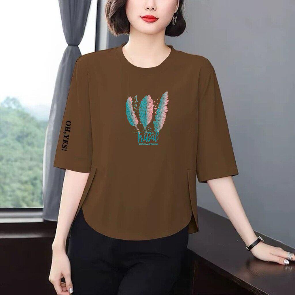 Elegant Women s Seven-Sleeved Floral T-Shirt: Loose, Slimming, and Flattering Fit, Perfect for Middle-Aged and Older Ladies. XL
Elegant Women s Seven-Sleeved Floral T-Shirt: Loose, Slimming, and Flattering Fit, Perfect for Middle-Aged and Older Ladies. XL