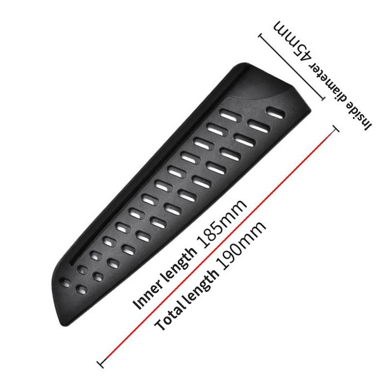 Черная пластиковая защитная крышка лезвия кухонного ножа на крышку ножа 3,5-10 дюймов 7in
Черная пластиковая защитная крышка лезвия кухонного ножа на крышку ножа 3,5-10 дюймов 7in