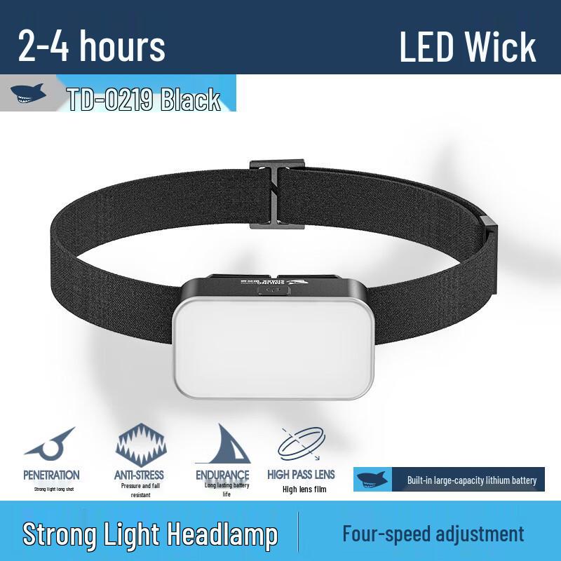 Smile Shark TD-0219 Rechargeable Floodlight Headlamp 2-Pack
Smile Shark TD-0219 Rechargeable Floodlight Headlamp 2-Pack