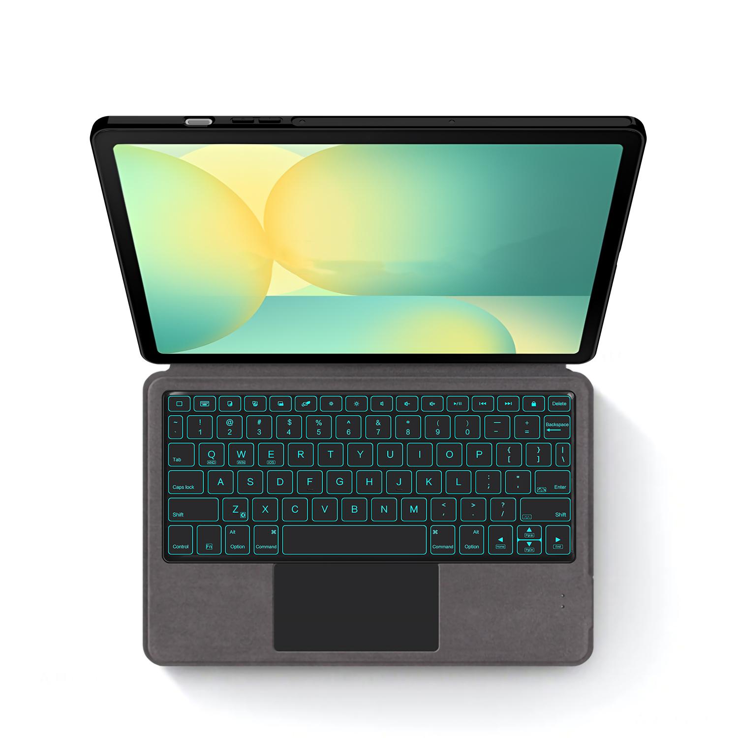For Samsung Galaxy Tab S10 FE Leather Case+Touchpad Bluetooth-Compatible Keyboard with Backlit A
For Samsung Galaxy Tab S10 FE Leather Case+Touchpad Bluetooth-Compatible Keyboard with Backlit A