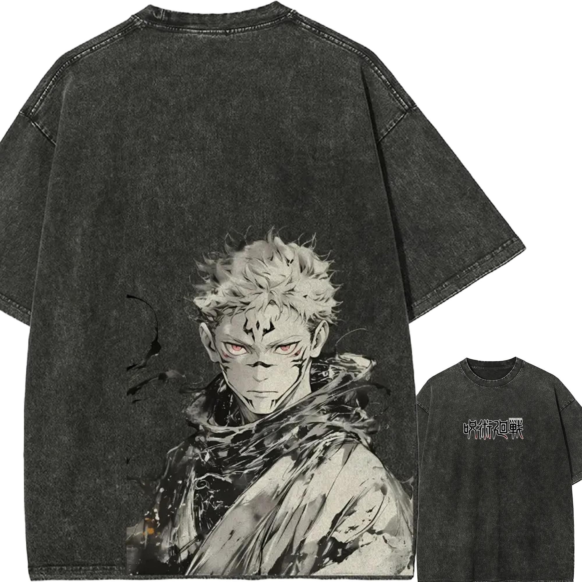 Ryomen Sukuna Sketch Tshirt Jujutsu Kaisen Tee Vintage Washed Oversized Retro Anime Harajuku Men Streetwear Graphic Manga Top M
Ryomen Sukuna Sketch Tshirt Jujutsu Kaisen Tee Vintage Washed Oversized Retro Anime Harajuku Men Streetwear Graphic Manga Top M