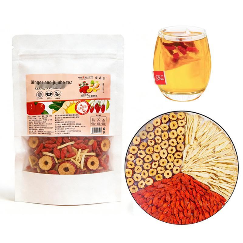 In Stock: Ginger & Jujube Summer Tea - Ginger Soup with Red Dates, Goji Berries, and Ginger Slices in Individual Packets
In Stock: Ginger & Jujube Summer Tea - Ginger Soup with Red Dates, Goji Berries, and Ginger Slices in Individual Packets