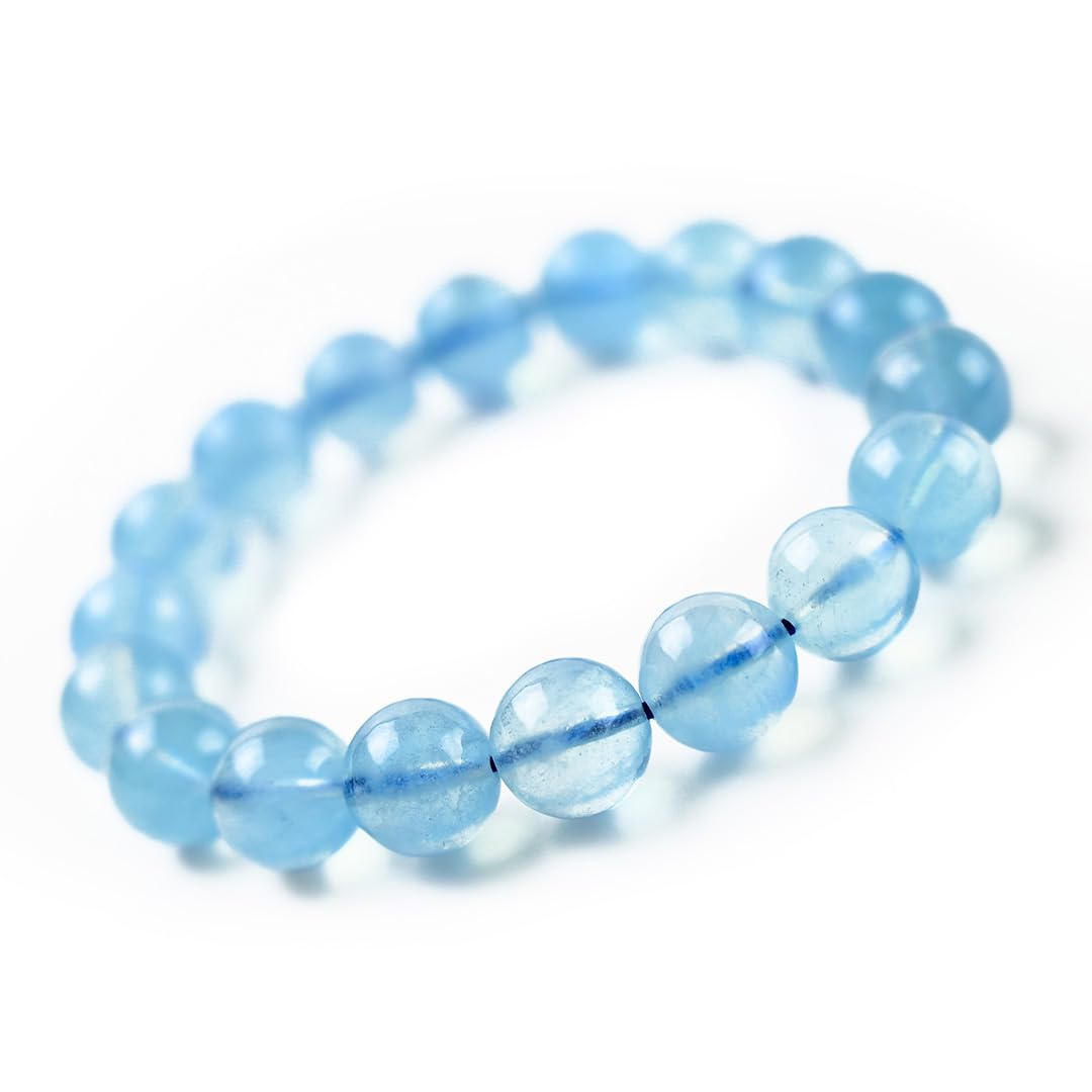 Eigado Aquamarine 17cm Inner Natural Power March Birthstone Bracelet, 11.7mm Beads, Diameter, Stone, Stone,
Eigado Aquamarine 17cm Inner Natural Power March Birthstone Bracelet, 11.7mm Beads, Diameter, Stone, Stone,