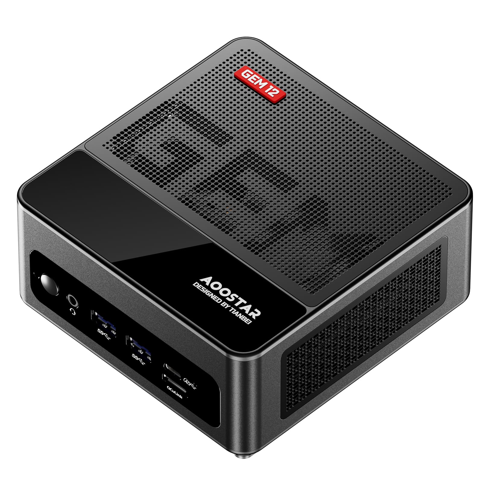 AOOSTAR GEM12 Mini PC Ryzen 7 8845HS 32GB DDR5 2TB NVMe AI PC with OCuLink interface Windows 11 Mini PC output support LAN 8845HS SSD, Pro,
AOOSTAR GEM12 Mini PC Ryzen 7 8845HS 32GB DDR5 2TB NVMe AI PC with OCuLink interface Windows 11 Mini PC output support LAN 8845HS SSD, Pro,