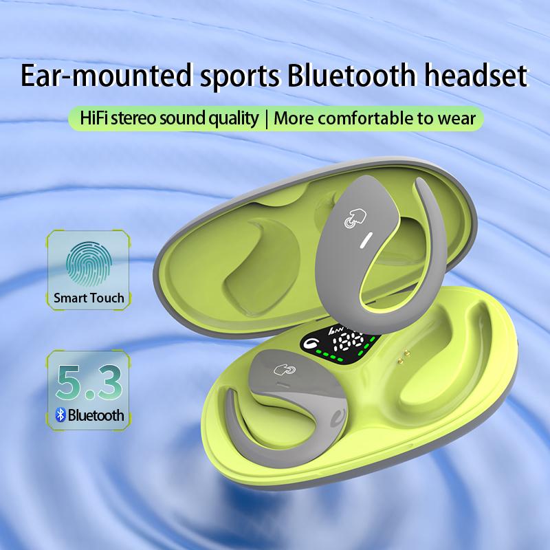 Спортивная Bluetooth-гарнитура с костной проводимостью TWS Беспроводные наушники IPX5 Водонепроницаемые наушники с микрофоном HD Call HiFi Music Наушники белый
Спортивная Bluetooth-гарнитура с костной проводимостью TWS Беспроводные наушники IPX5 Водонепроницаемые наушники с микрофоном HD Call HiFi Music Наушники белый