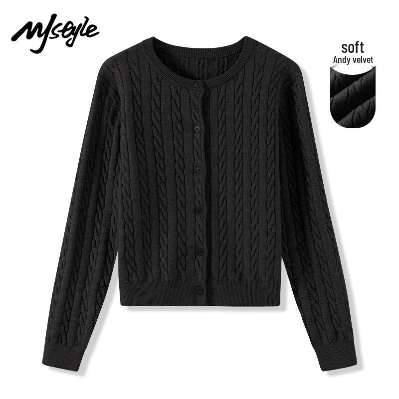 MJ STYLE Women s Round Neck Cable Knit Cardigan Sweater S
MJ STYLE Women s Round Neck Cable Knit Cardigan Sweater S