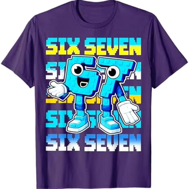 SIX Seven 67 Italian Brainrot Meme Gifts for Boys Fashion T-Shirt Novelty Sons Birthday Present Casual Short Sleeve Saying Summer Tee 4XL фіолетовий
SIX Seven 67 Italian Brainrot Meme Gifts for Boys Fashion T-Shirt Novelty Sons Birthday Present Casual Short Sleeve Saying Summer Tee 4XL фіолетовий