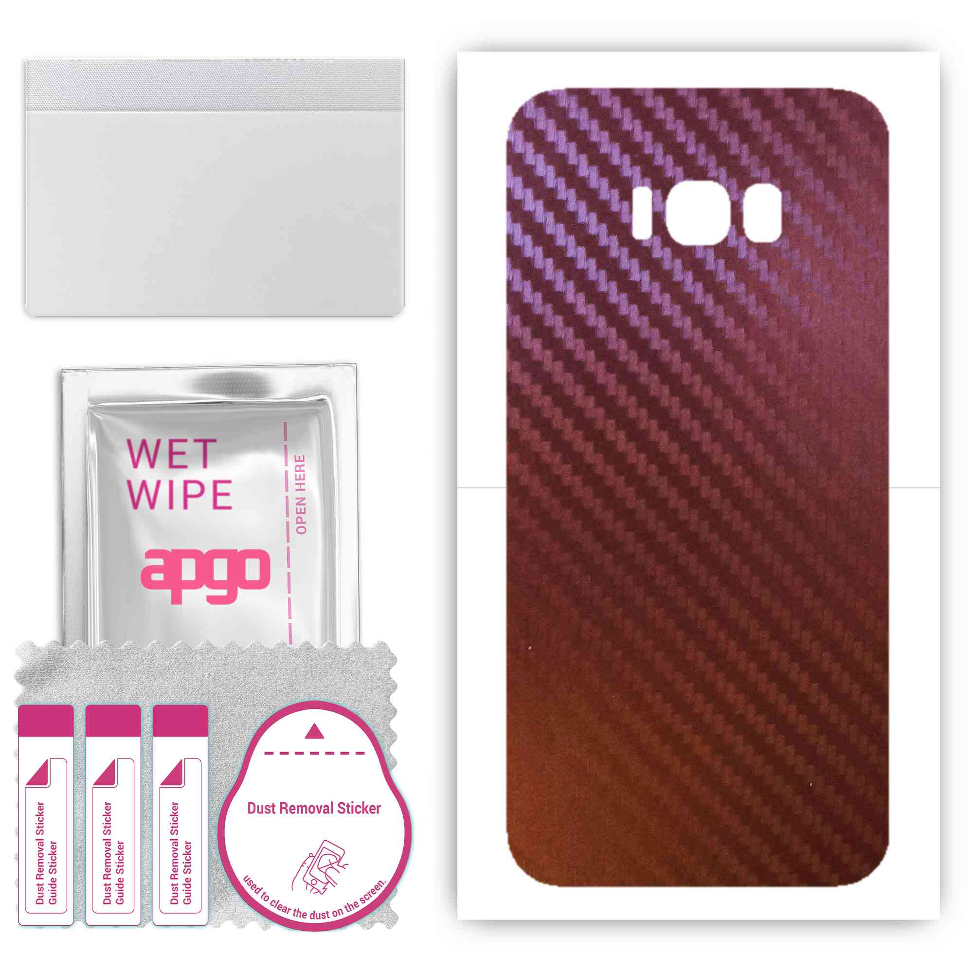 apgo skin sticker film foil vinyl for the BACK compatible with Samsung Galaxy S8 Plus, scratch-resistant, easy to install - Carbon Chameleon CAKA5
apgo skin sticker film foil vinyl for the BACK compatible with Samsung Galaxy S8 Plus, scratch-resistant, easy to install - Carbon Chameleon CAKA5