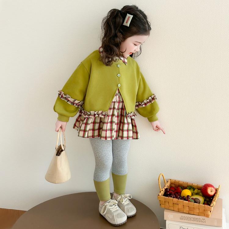 Girls Spring 2026 Chic Hoodie & Leggings Set - Stylish 2-Piece for Little Ones 130 cm зелений
Girls Spring 2026 Chic Hoodie & Leggings Set - Stylish 2-Piece for Little Ones 130 cm зелений