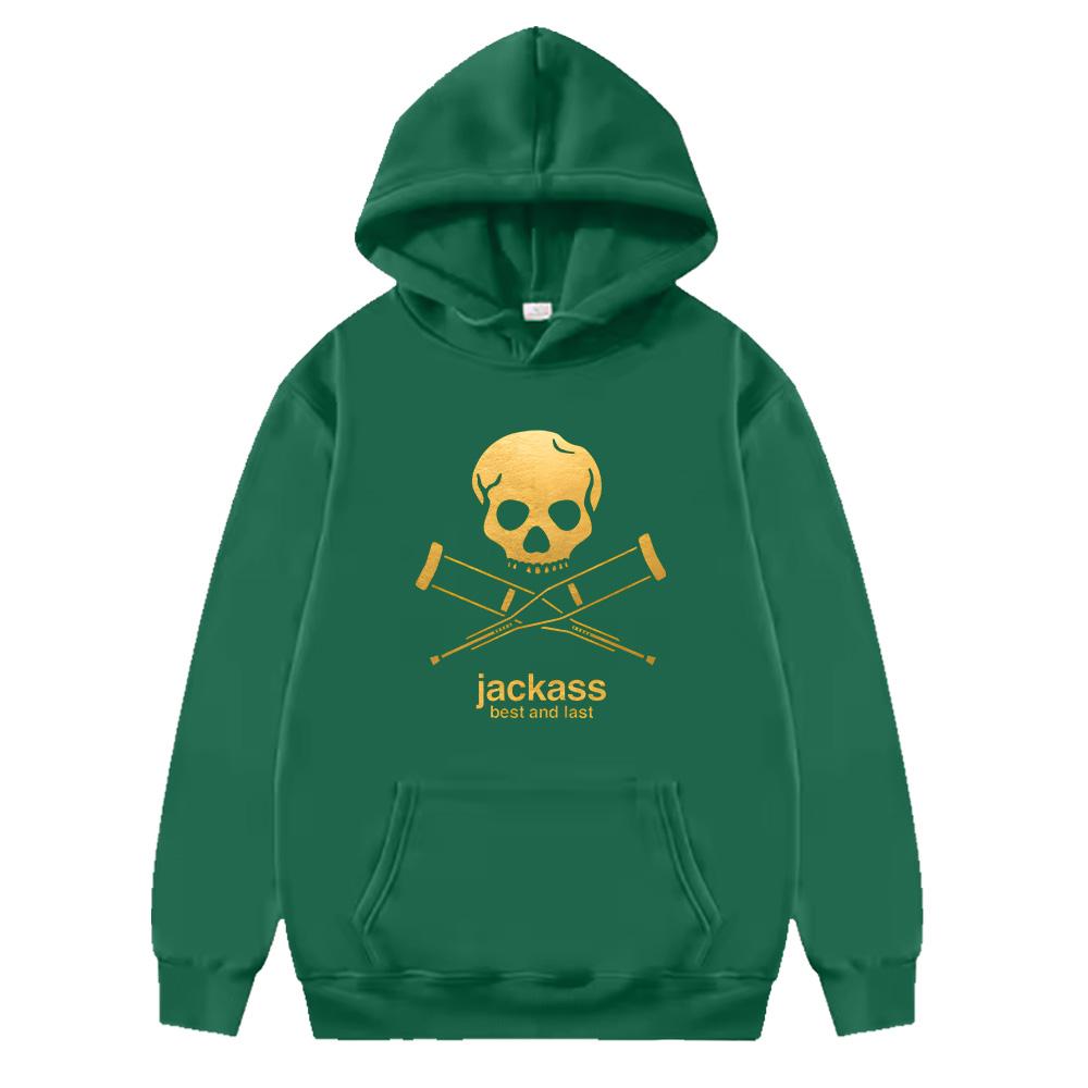 New Jackass Best and Last Fashion Logo Hoodies Women Men Long Sleeve Casual Streetwear High Street Unisex Casual Loose Pullovers XS темно-зелений колір
New Jackass Best and Last Fashion Logo Hoodies Women Men Long Sleeve Casual Streetwear High Street Unisex Casual Loose Pullovers XS темно-зелений колір