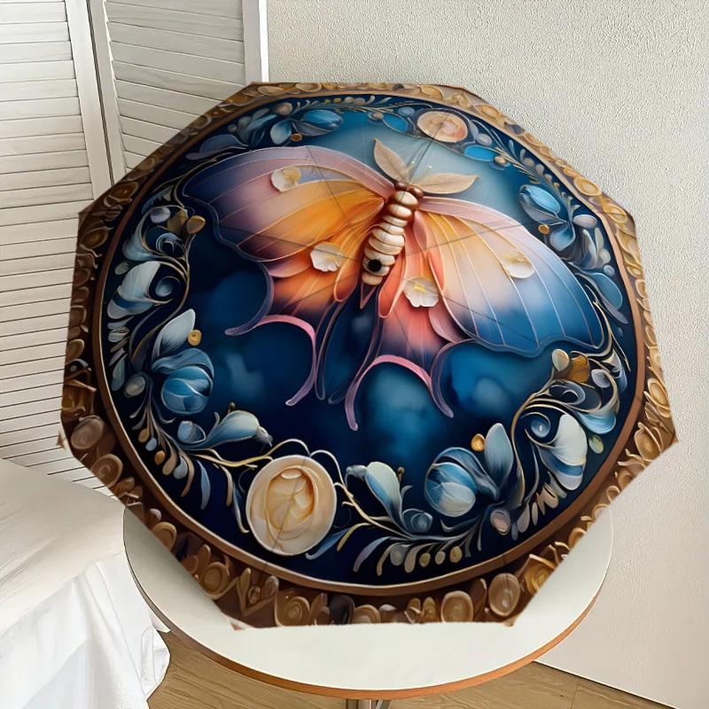 1pc Butterfly Mandala Artwork Umbrella with Plastic Handle,Suitable for All Seasons Home Travel Outdoor UmbrellaDD1310
1pc Butterfly Mandala Artwork Umbrella with Plastic Handle,Suitable for All Seasons Home Travel Outdoor UmbrellaDD1310
