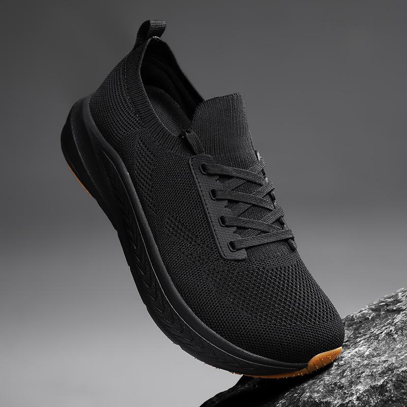 Large size new summer running shoes fly weaving sports wide head wide last big head running shoes light and breathable 46 чорний
Large size new summer running shoes fly weaving sports wide head wide last big head running shoes light and breathable 46 чорний