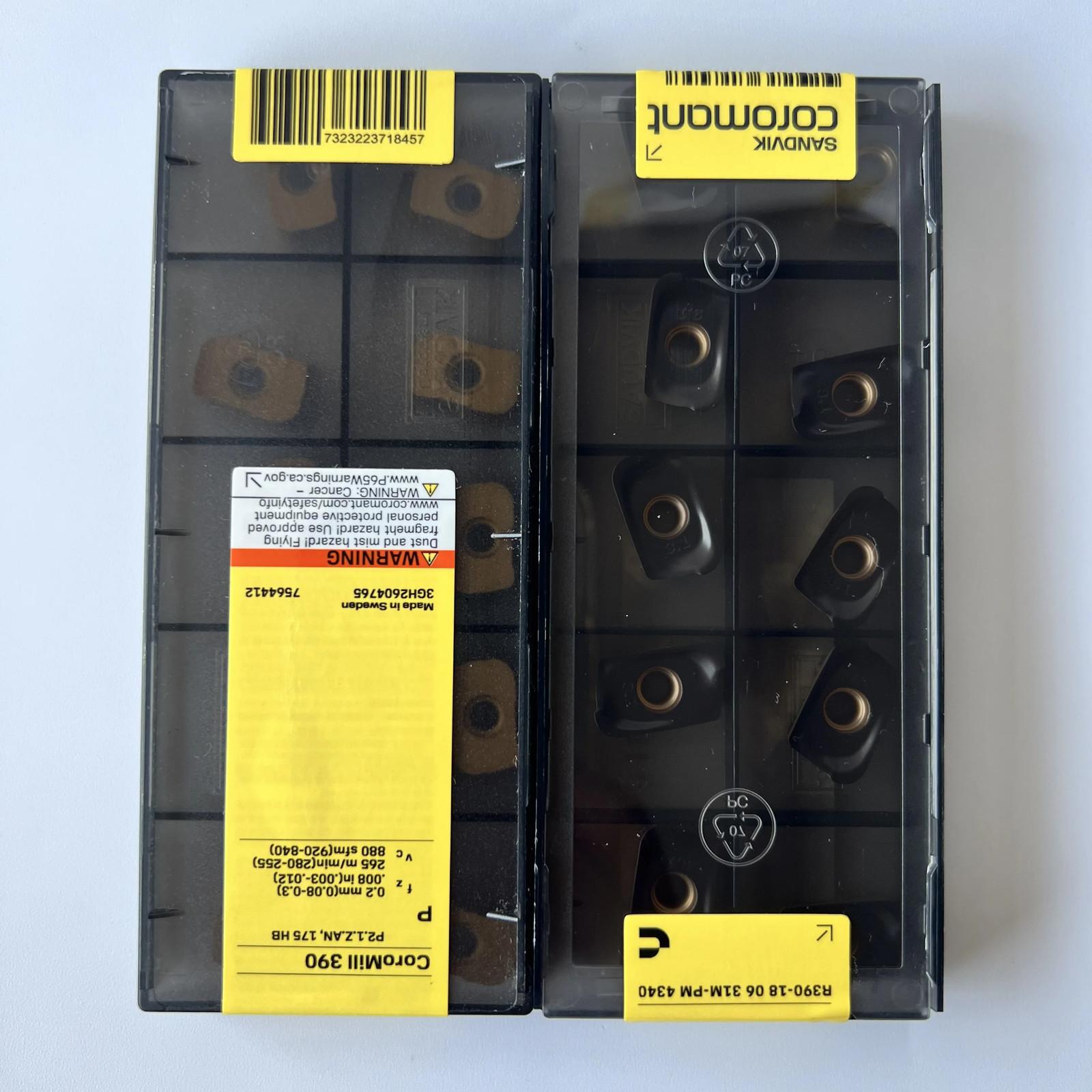 SANDVIK / R390-180631M-PM 4340 / Industrial indexable Carbide Inserts 10 Pcs
SANDVIK / R390-180631M-PM 4340 / Industrial indexable Carbide Inserts 10 Pcs