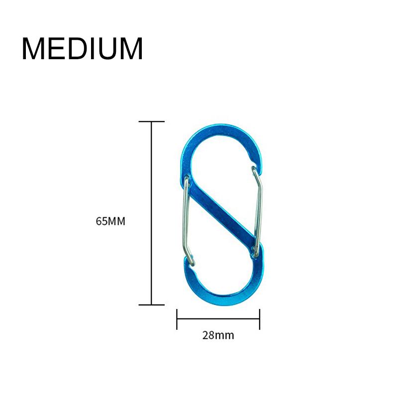 S-образный двойной карабин, брелок, замки-молнии для рюкзаков, карабин, скользящий замок, алюминиевый сплав, большой, средний, маленький карабин для кемпинга 6.5*2.8cm
S-образный двойной карабин, брелок, замки-молнии для рюкзаков, карабин, скользящий замок, алюминиевый сплав, большой, средний, маленький карабин для кемпинга 6.5*2.8cm