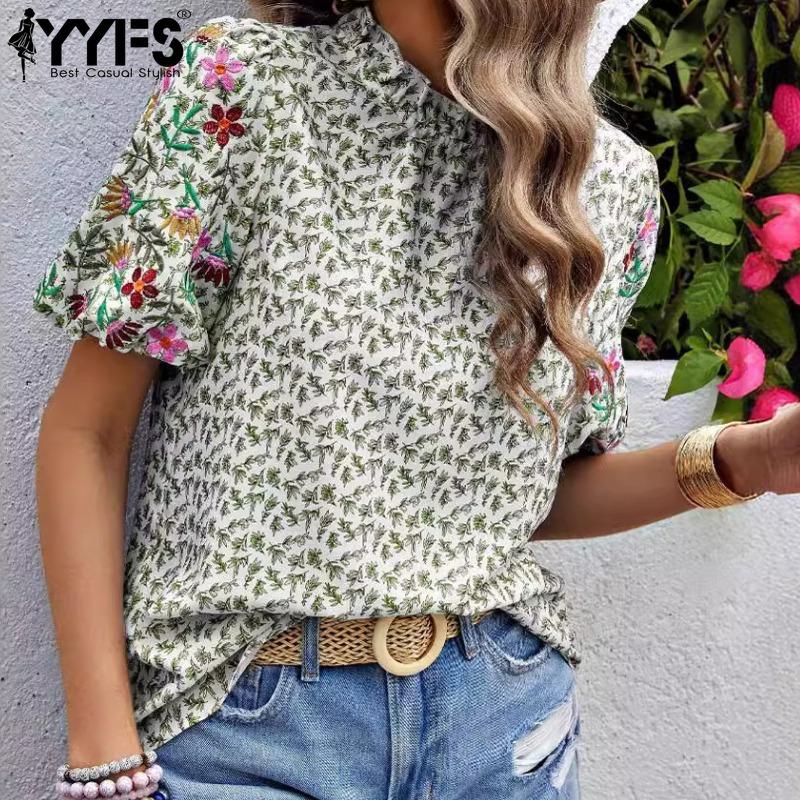 YYFS Women s Fashion Casual Flower Pattern Print Summer Spring Short Sleeve O-Neck Blouses & Shirts XXL чорний
YYFS Women s Fashion Casual Flower Pattern Print Summer Spring Short Sleeve O-Neck Blouses & Shirts XXL чорний