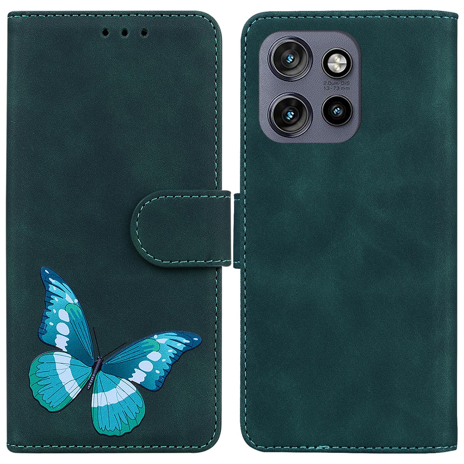 For Motorola Edge 50 Neo 5G/Moto S50 5G/Thinkphone 25 5G Stand Case PU Leather Phone Cover Butterfly Printed Green
For Motorola Edge 50 Neo 5G/Moto S50 5G/Thinkphone 25 5G Stand Case PU Leather Phone Cover Butterfly Printed Green