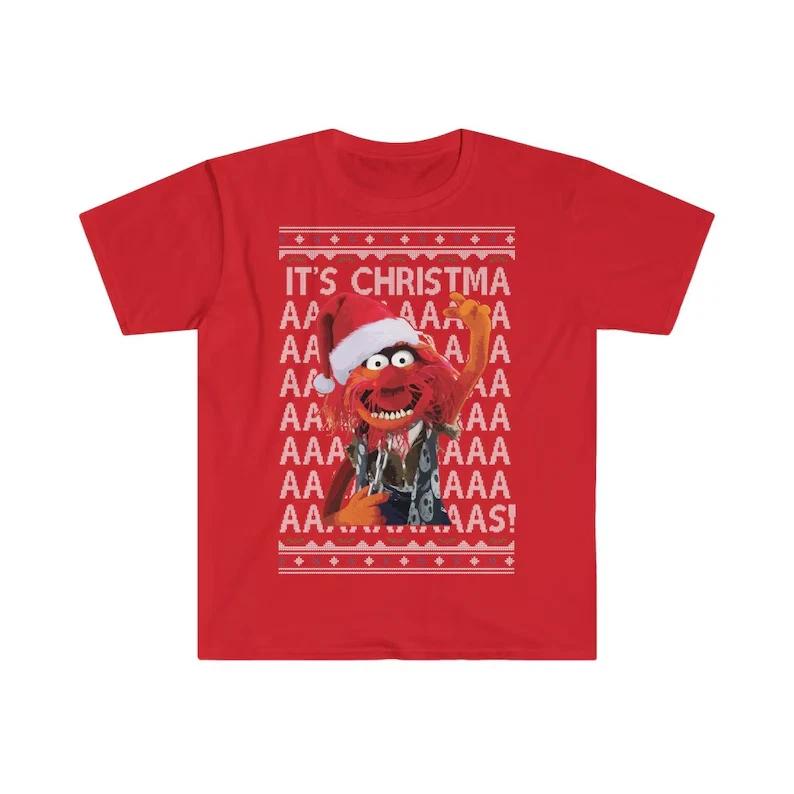 Animal Muppets Its Christmas T-shirt, Red Muppet Santa Christmas Carol Tee S-5XL XL
Animal Muppets Its Christmas T-shirt, Red Muppet Santa Christmas Carol Tee S-5XL XL