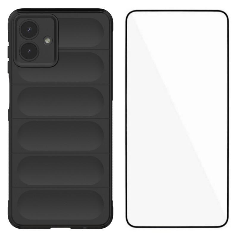 For Samsung Galaxy A07 TPU Case WANLONFENG HD Series Anti Slip Phone Cover with Tempered Glass Black
For Samsung Galaxy A07 TPU Case WANLONFENG HD Series Anti Slip Phone Cover with Tempered Glass Black
