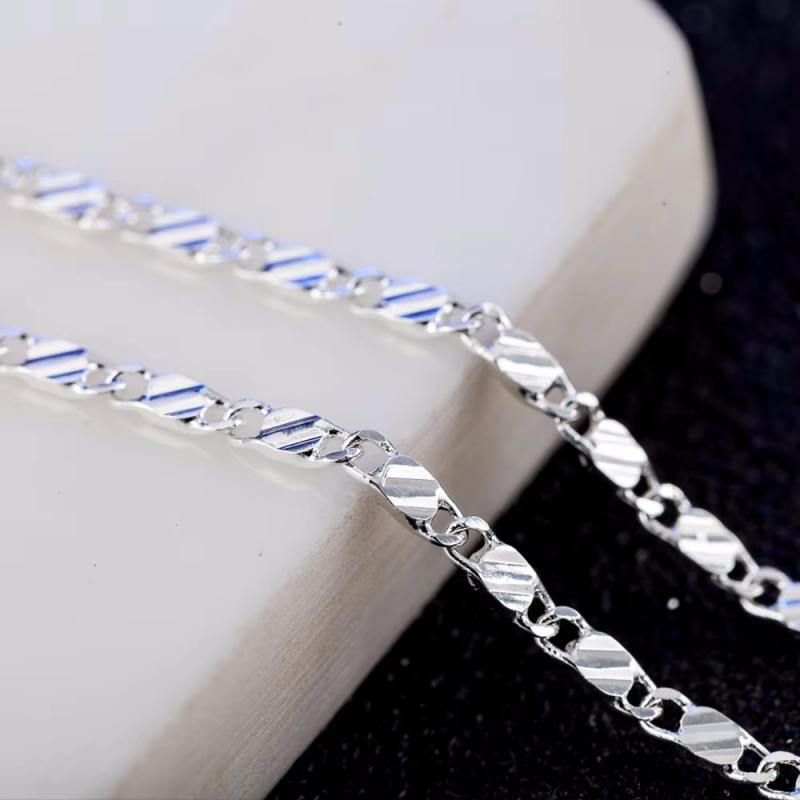New Luxury 925 Silver Special 2MM Flat Clavicle Chains Necklaces for Men Women Wedding Jewelry Christmas Gifts 40-75cm 40cm серебряный
New Luxury 925 Silver Special 2MM Flat Clavicle Chains Necklaces for Men Women Wedding Jewelry Christmas Gifts 40-75cm 40cm серебряный