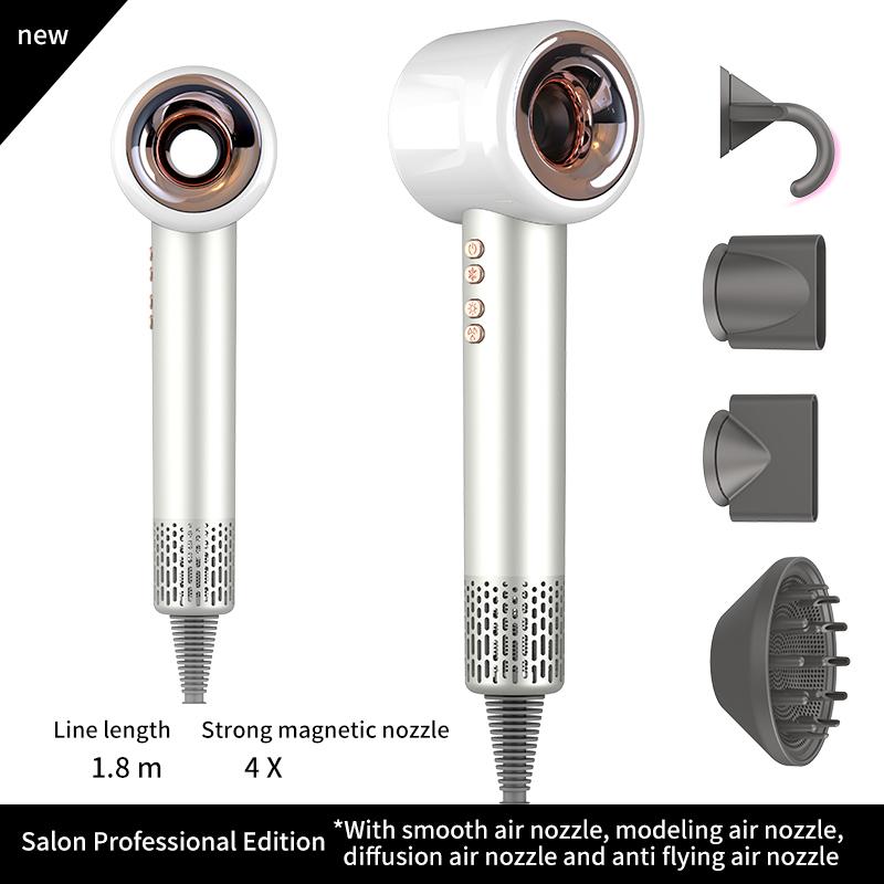 Фен с отрицательными ионами и диффузором, 3-скоростной, бесшумный, 4-температурный фен и 4 насадки для салонного использования KR
Фен с отрицательными ионами и диффузором, 3-скоростной, бесшумный, 4-температурный фен и 4 насадки для салонного использования KR