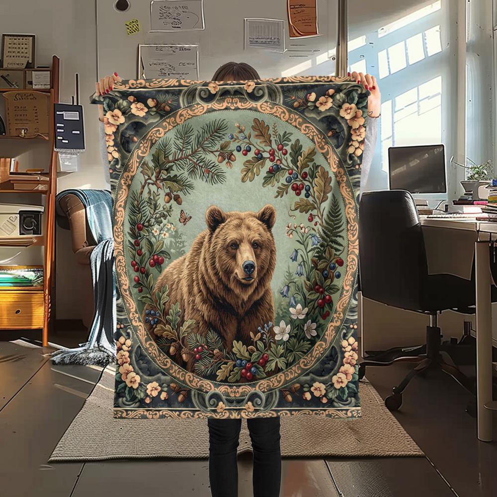 1Pc Vintage Floral Art Print Flannel Blanket High Quality Warm Comfortable Cover for All Seasons Perfect for Gifts Home Decor 80cm x 120cm
1Pc Vintage Floral Art Print Flannel Blanket High Quality Warm Comfortable Cover for All Seasons Perfect for Gifts Home Decor 80cm x 120cm