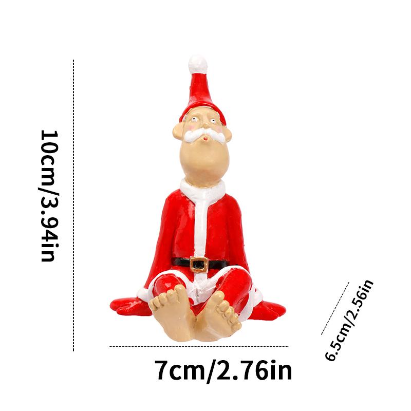 wacky Santa Claus Ornaments, Resin Christmas Figurine Tabletop Indoor Home Decor, Thoughtful Present for Family and Friends
wacky Santa Claus Ornaments, Resin Christmas Figurine Tabletop Indoor Home Decor, Thoughtful Present for Family and Friends