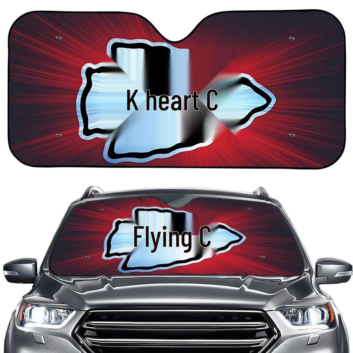 Kansas City Chiefs Olive Green Windshield Sun Shade - Custom Heat-Insulating Block
Kansas City Chiefs Olive Green Windshield Sun Shade - Custom Heat-Insulating Block