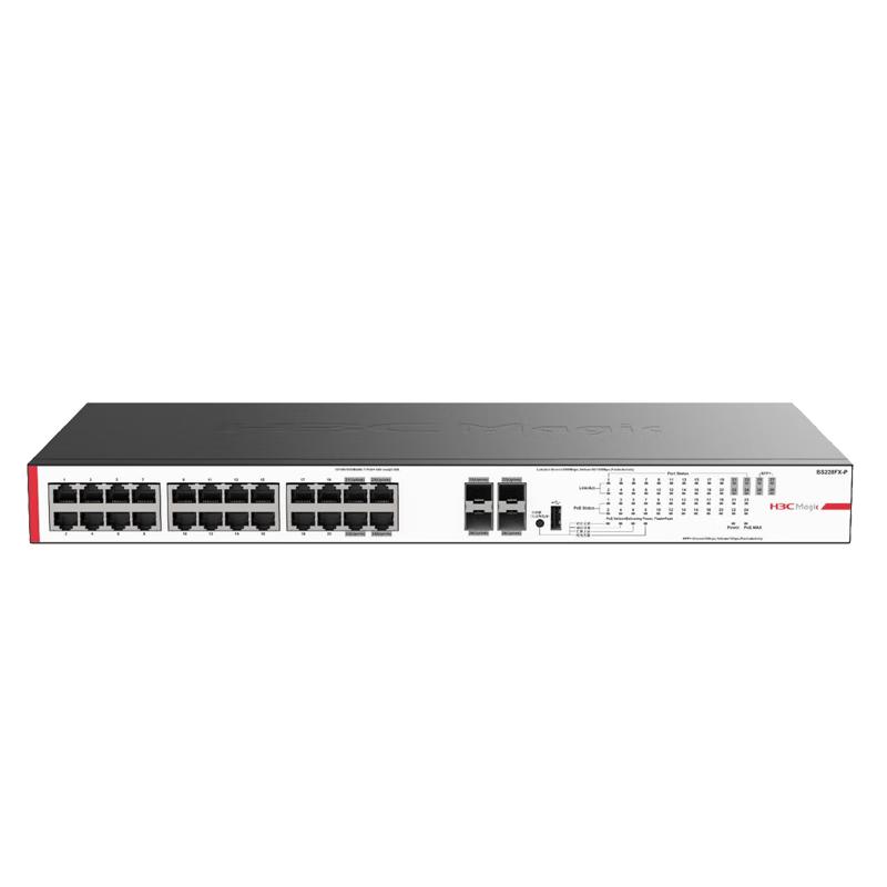 H3C BS228FX-P Enterprise Cloud-Managed PoE Switch
H3C BS228FX-P Enterprise Cloud-Managed PoE Switch