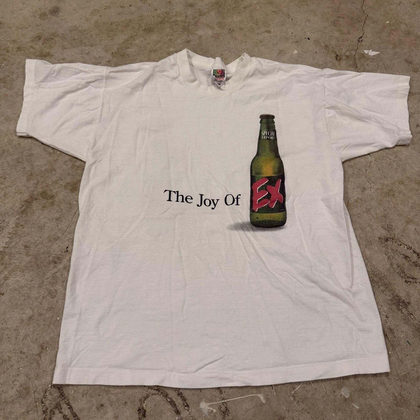 Vintage 90s “The Joy Of Ex” TT-Shirt Mens XL White S
Vintage 90s “The Joy Of Ex” TT-Shirt Mens XL White S