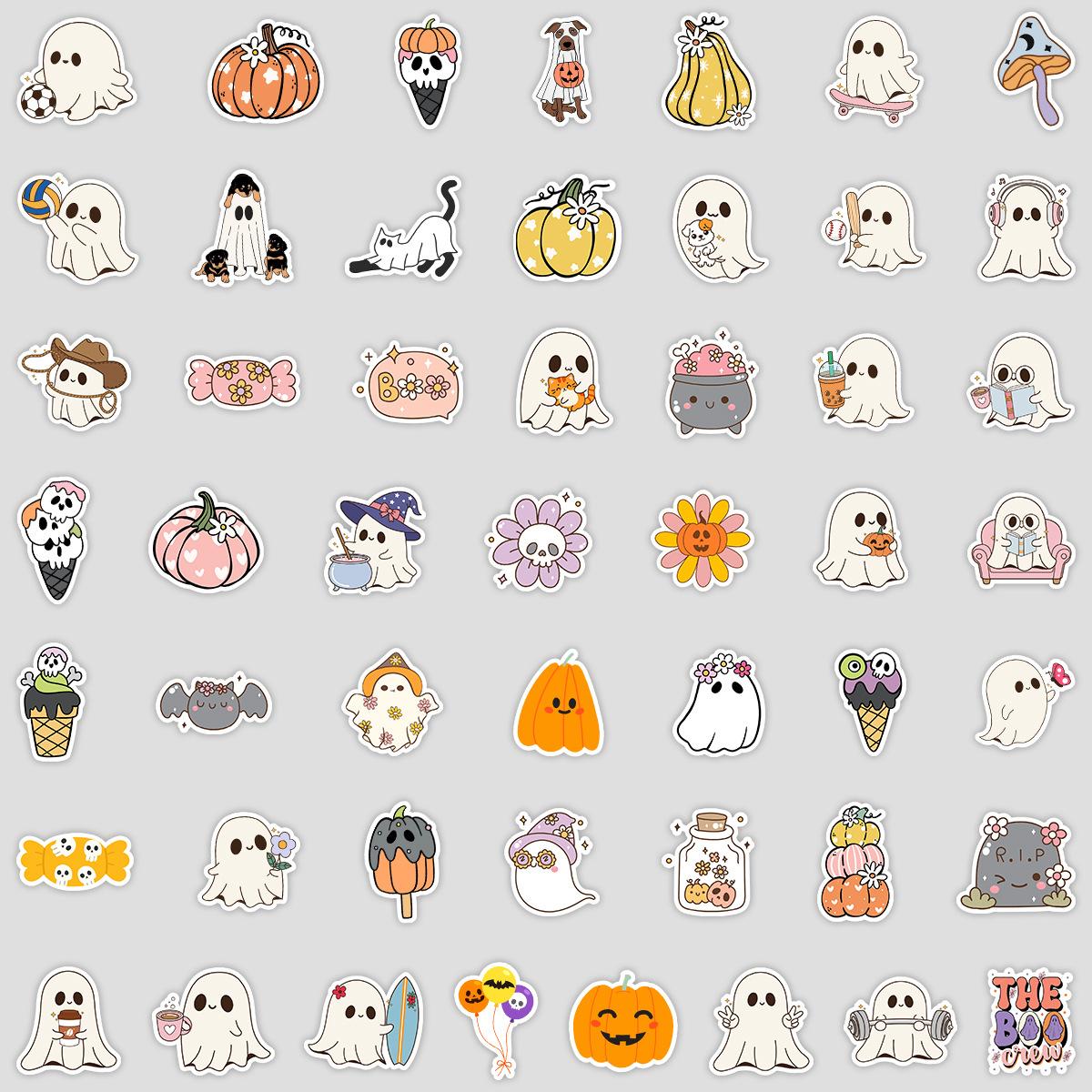 50 Cute Halloween Ghost Doodle Stickers Personality Cartoon Halloween Stickers Suitcase Decoration Stickers
50 Cute Halloween Ghost Doodle Stickers Personality Cartoon Halloween Stickers Suitcase Decoration Stickers