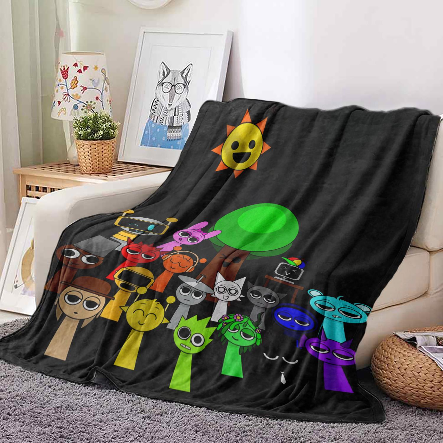 S-pprunki Game box Cartoon print Blanket Soft Warm Throw Blanket for Living Room Office Bedroom-Gift for Birthday Home Travel 75x90cm
S-pprunki Game box Cartoon print Blanket Soft Warm Throw Blanket for Living Room Office Bedroom-Gift for Birthday Home Travel 75x90cm