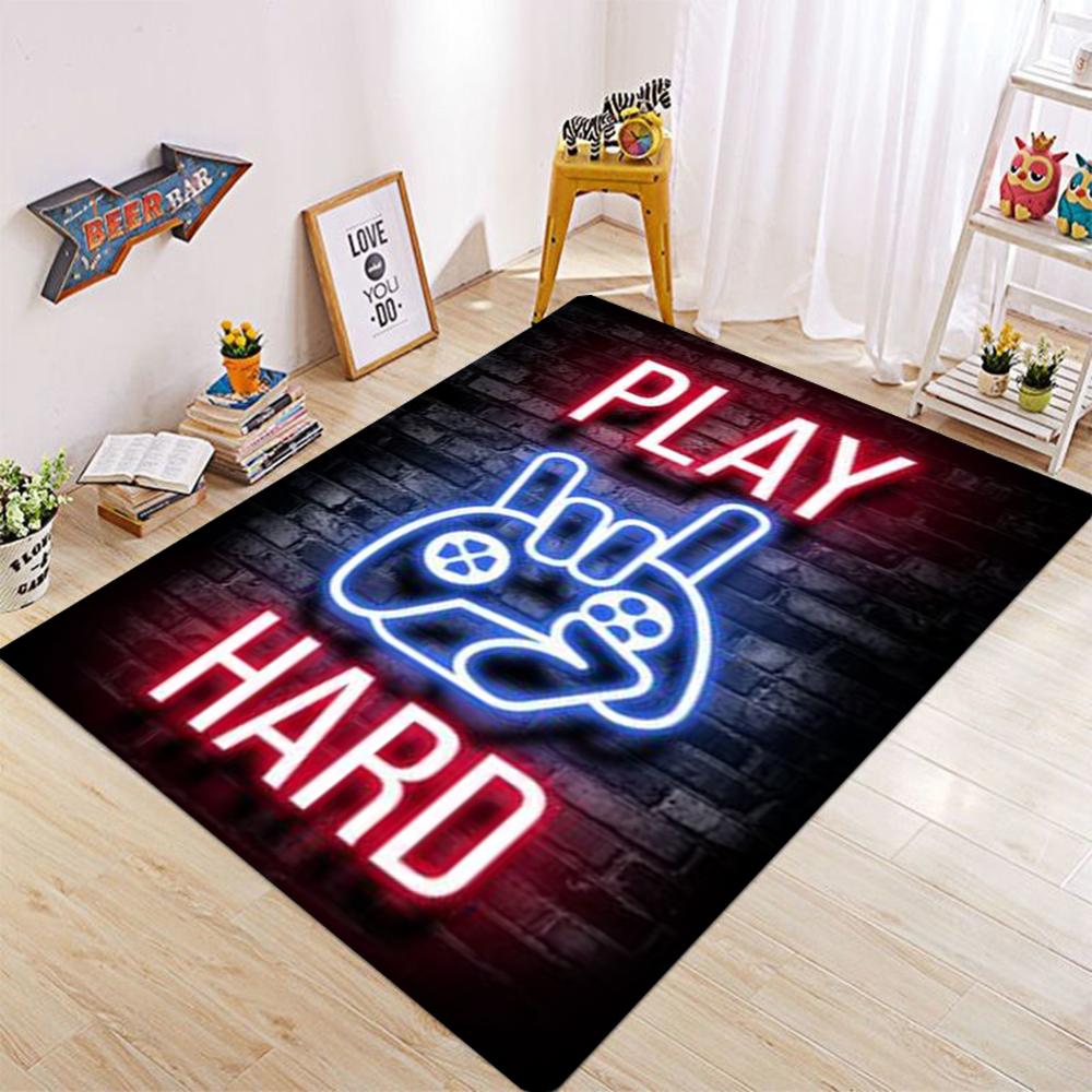 Neon Colorful Gaming Themed Area Rug with Game Controller Design Stylish Fun and Practical Decorative Carpet for Gamer Room 40x60cm
Neon Colorful Gaming Themed Area Rug with Game Controller Design Stylish Fun and Practical Decorative Carpet for Gamer Room 40x60cm