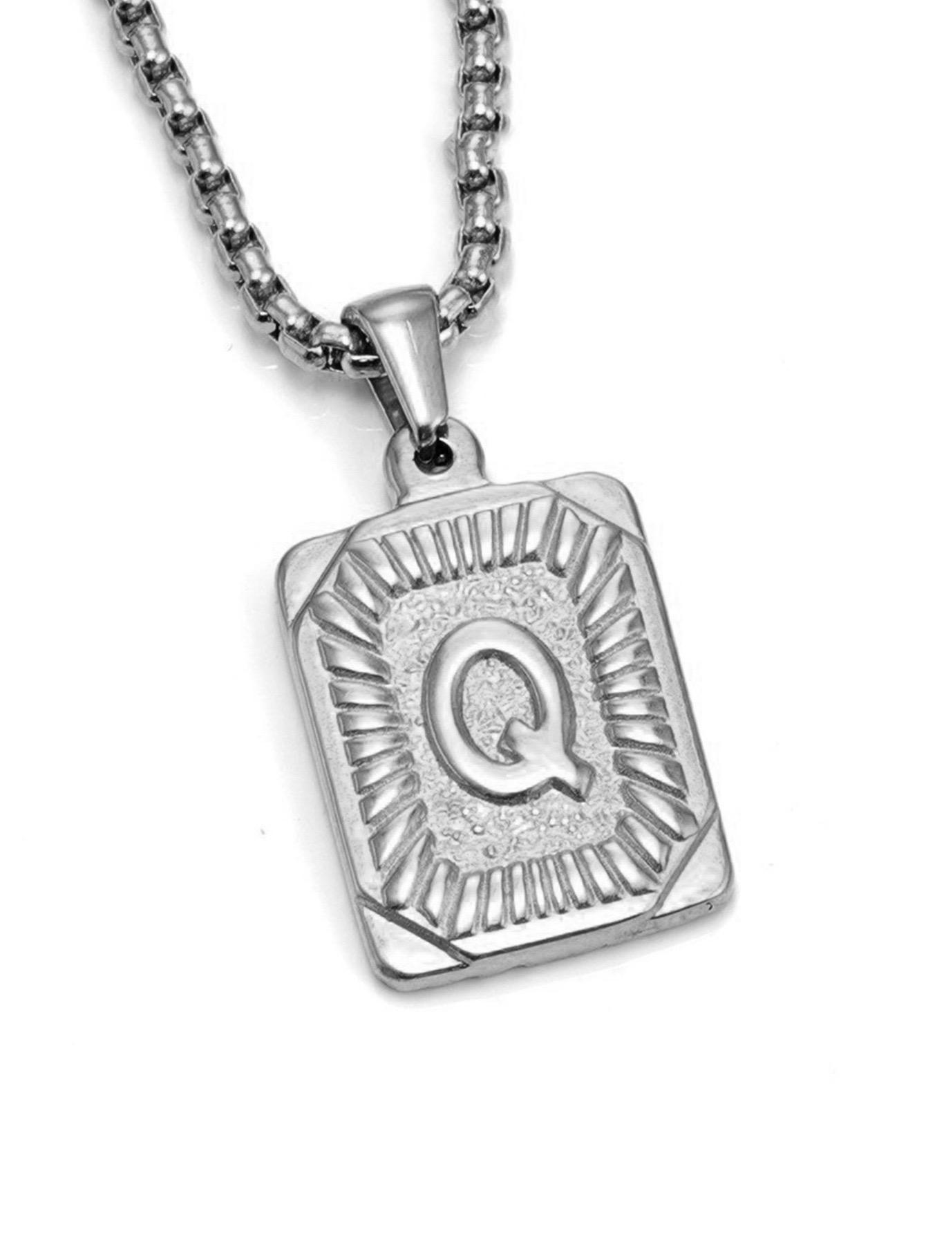 Модное 26-буквенное ожерелье золотого цвета с подвеской для мужчин и женщин, кубинская цепочка для пары, очаровательное первоначальное ожерелье, колье, ювелирное изделие, воротник
Модное 26-буквенное ожерелье золотого цвета с подвеской для мужчин и женщин, кубинская цепочка для пары, очаровательное первоначальное ожерелье, колье, ювелирное изделие, воротник