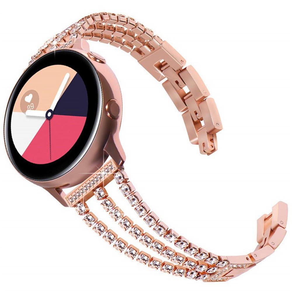 For Samsung Galaxy Watch3 45mm/Gear S3 Frontier/Gear S3 Classic/Huawei Watch GT3 Pro 3 Chains Rhinestones Decor Metal Band 22mm Universal Watch Strap Rose Gold
For Samsung Galaxy Watch3 45mm/Gear S3 Frontier/Gear S3 Classic/Huawei Watch GT3 Pro 3 Chains Rhinestones Decor Metal Band 22mm Universal Watch Strap Rose Gold