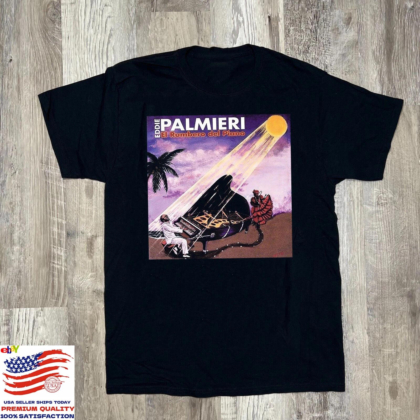 El Rumbero del Piano от Eddie Palmieri Черная хлопковая футболка Полный размер S-4XL 2XL
El Rumbero del Piano от Eddie Palmieri Черная хлопковая футболка Полный размер S-4XL 2XL