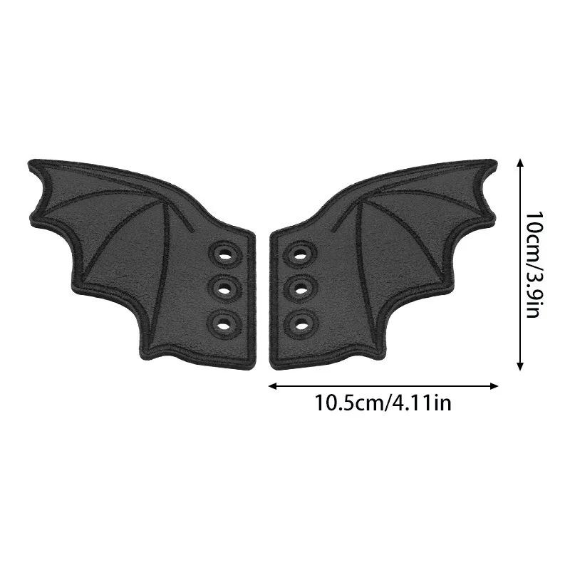 1Pair Bling Bat Shoe Wings Embroidery DIY Charms Decorations Cloth Shoelaces Decor Punk Creative Gifts Accessories For Trainers
1Pair Bling Bat Shoe Wings Embroidery DIY Charms Decorations Cloth Shoelaces Decor Punk Creative Gifts Accessories For Trainers