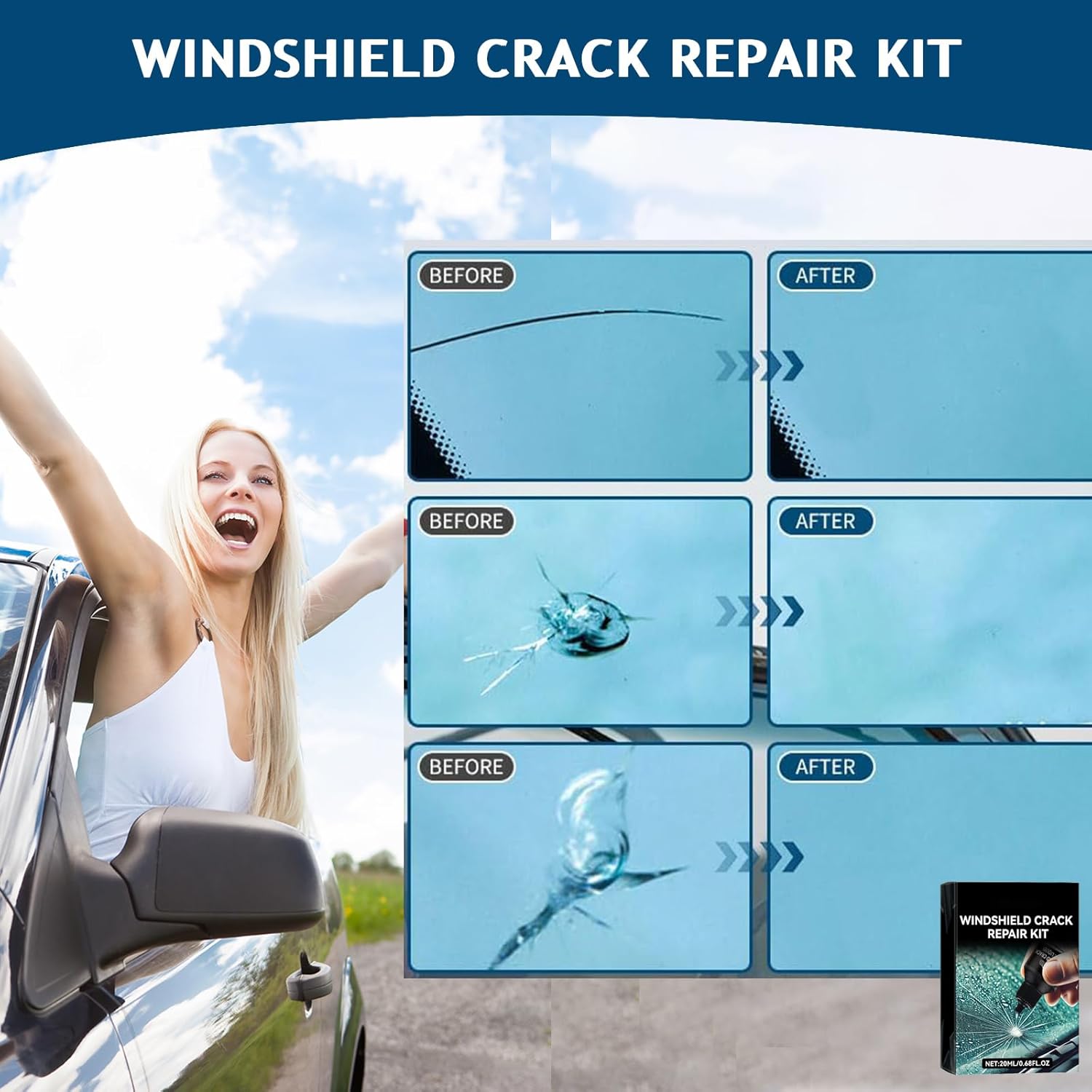 Windshield Crack Repair Kit,2025 New Glass Repair Fluid For Cracks,Car Windshield Crack Repair Kit,Windshield Chip Repair Kit,Glass Repair Kit For 1 Set
Windshield Crack Repair Kit,2025 New Glass Repair Fluid For Cracks,Car Windshield Crack Repair Kit,Windshield Chip Repair Kit,Glass Repair Kit For 1 Set
