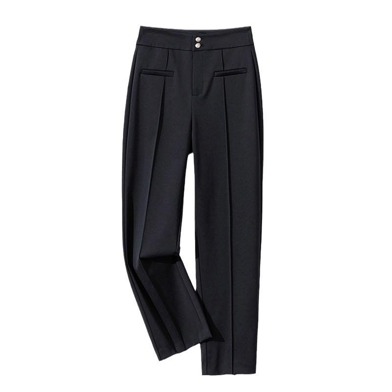 Женские черные супер облегающие узкие брюки-сигареты - Весенний стиль для работы, длина девять четвертей 29/XL чёрный
Женские черные супер облегающие узкие брюки-сигареты - Весенний стиль для работы, длина девять четвертей 29/XL чёрный