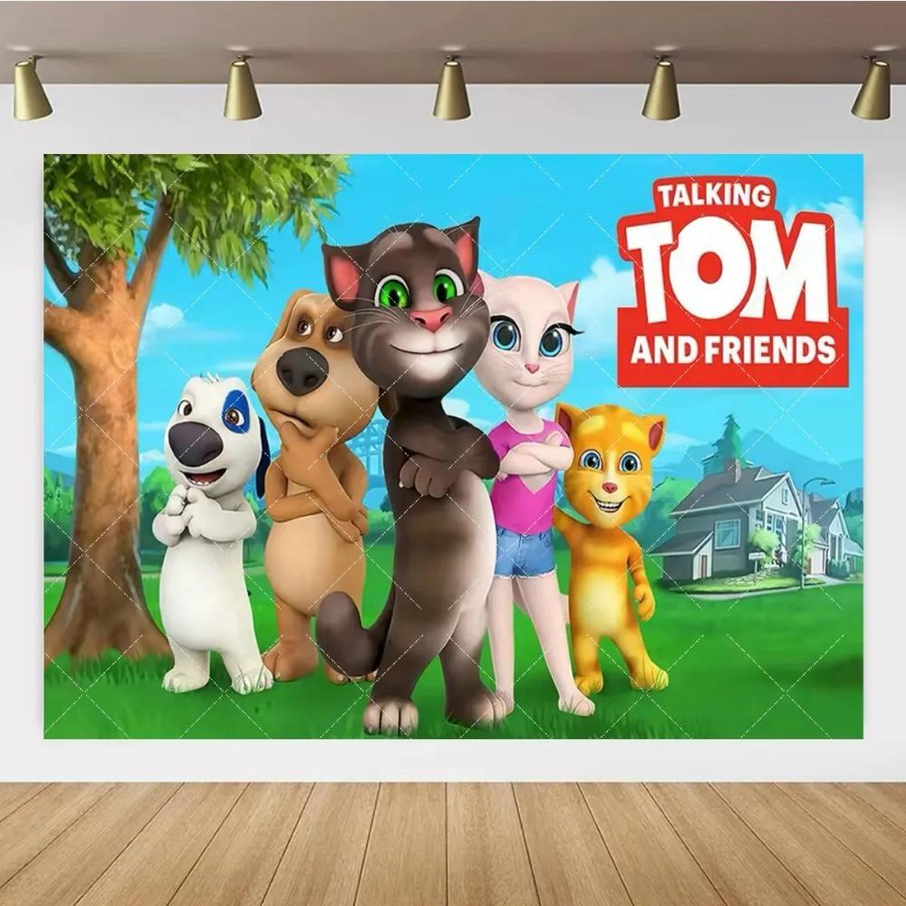 Мультяшний Talking Tom та Друзі Фон для Дитячого Дня Народження Фотографічний Фон Милий Постер з Котом Фото Реквізит Дитячий Подарунок 180X150CM золотий
Мультяшний Talking Tom та Друзі Фон для Дитячого Дня Народження Фотографічний Фон Милий Постер з Котом Фото Реквізит Дитячий Подарунок 180X150CM золотий