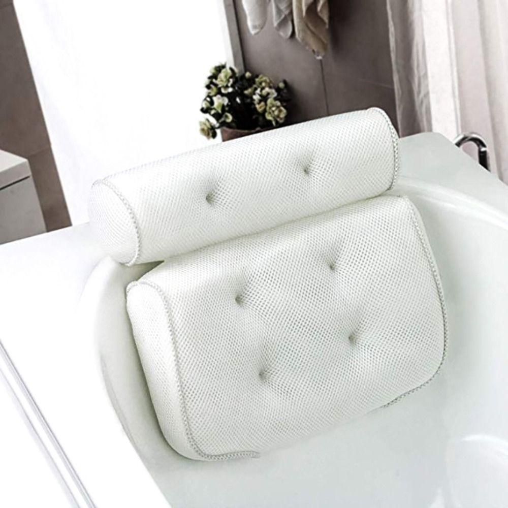 Luxury Bath Spa Six Suction Cups Bath Pillow Relaxing Bathtub Cushion Pillow Bathtub Cushion білий
Luxury Bath Spa Six Suction Cups Bath Pillow Relaxing Bathtub Cushion Pillow Bathtub Cushion білий