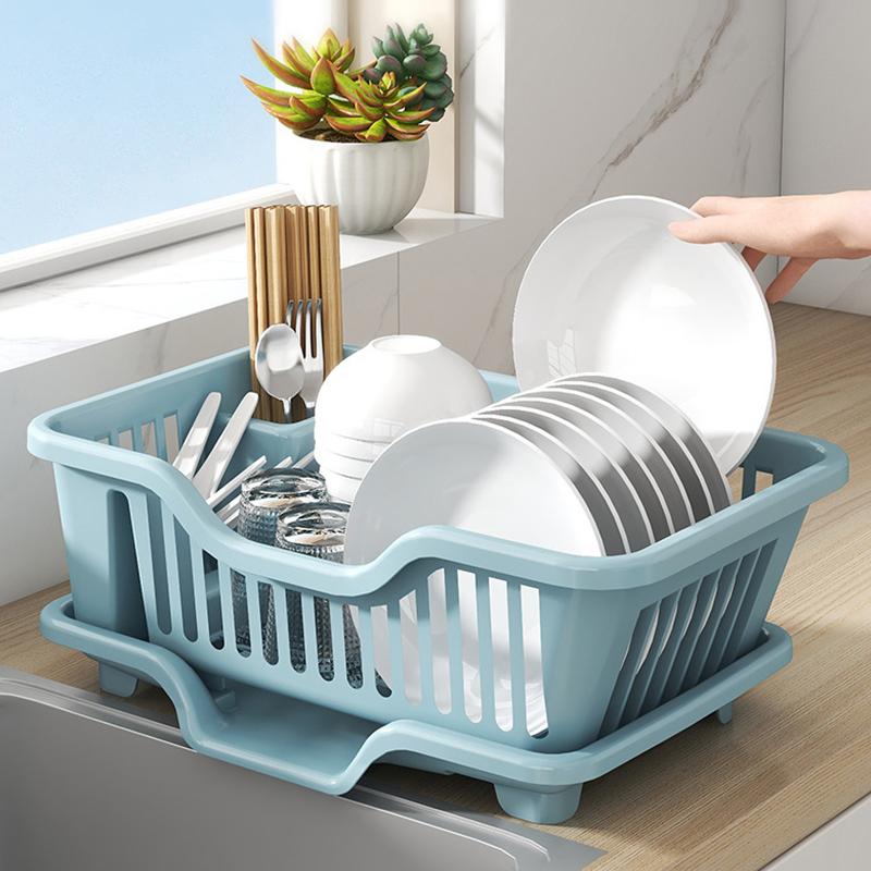 Dish Drying Rack Kitchen Utensils Drainer Rack With Drain Board Countertop Dinnerware Plates Bowls Chopsticks Spoons Organizer синий
Dish Drying Rack Kitchen Utensils Drainer Rack With Drain Board Countertop Dinnerware Plates Bowls Chopsticks Spoons Organizer синий