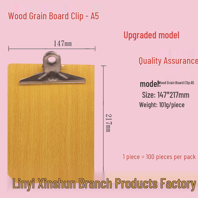 A4/A5 Wooden Clipboards for Restaurants, Cafes, or Office Use
A4/A5 Wooden Clipboards for Restaurants, Cafes, or Office Use