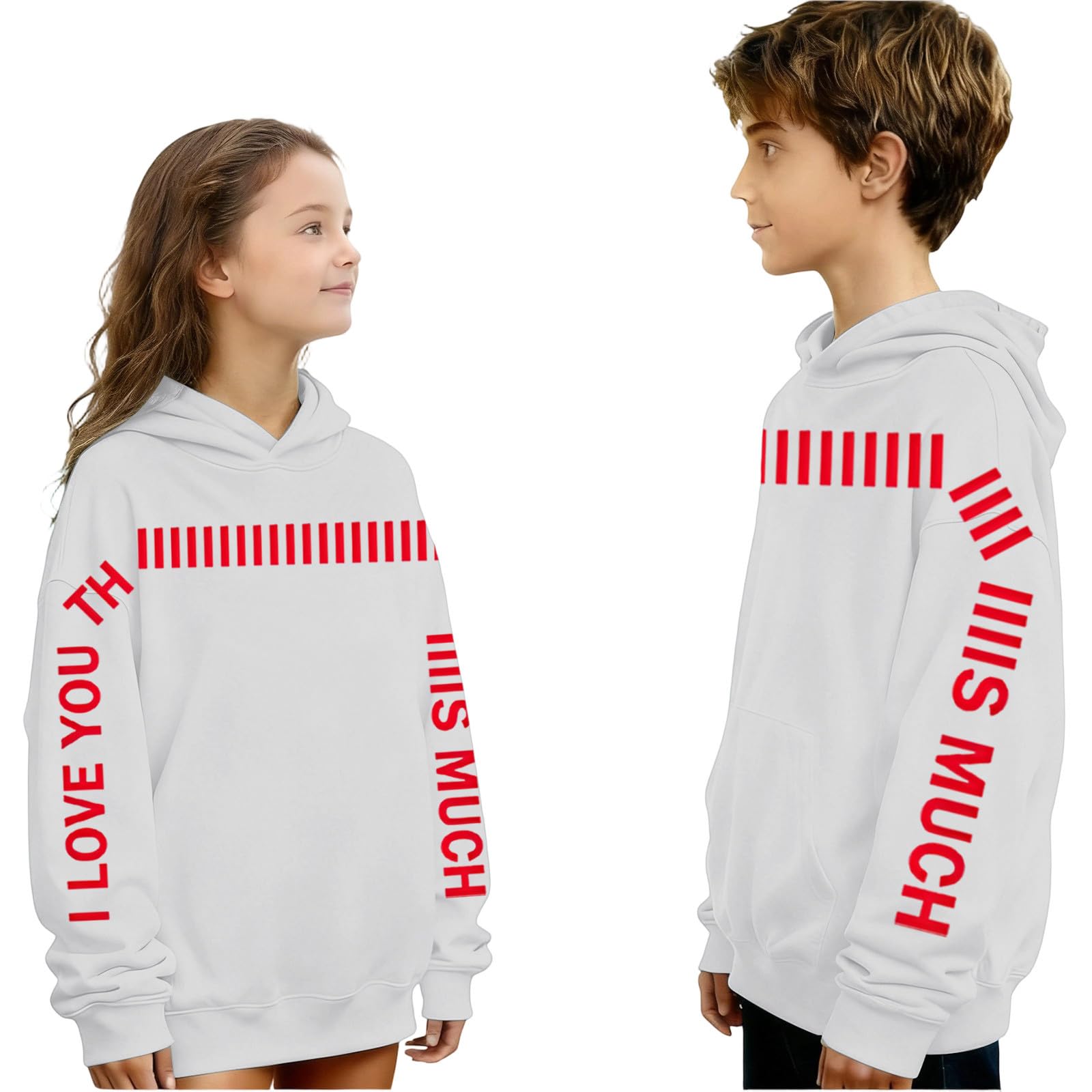 Children s Casual Round Neck Printed Pullover Long-sleeved Hooded Sweatshirt Top 160 білий
Children s Casual Round Neck Printed Pullover Long-sleeved Hooded Sweatshirt Top 160 білий