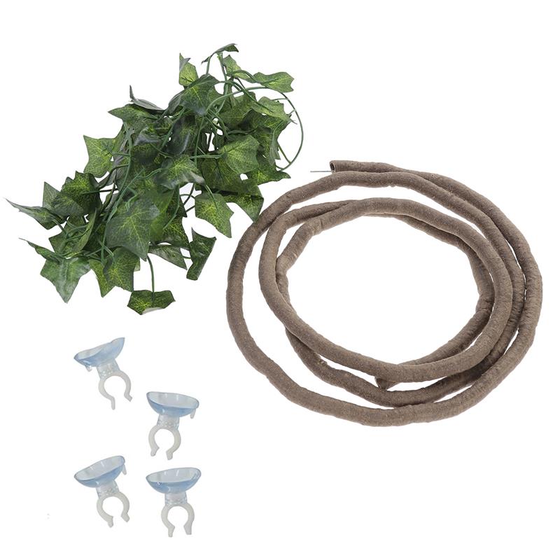 Imitation Rattan Terrarium Jungle Vines Strip for Reptile Decorate Iron Wire Baby XXL зелений
Imitation Rattan Terrarium Jungle Vines Strip for Reptile Decorate Iron Wire Baby XXL зелений