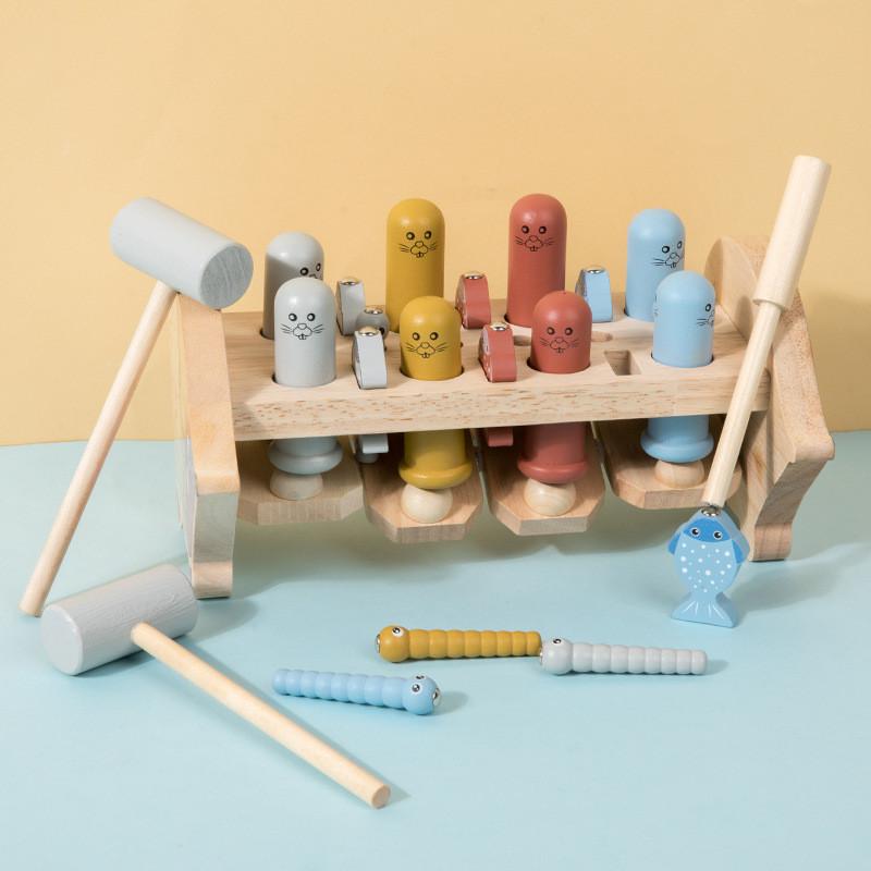 Fishing Wooden And Groundhog Children Puzzle Toy For Parent Child Interaction
Fishing Wooden And Groundhog Children Puzzle Toy For Parent Child Interaction