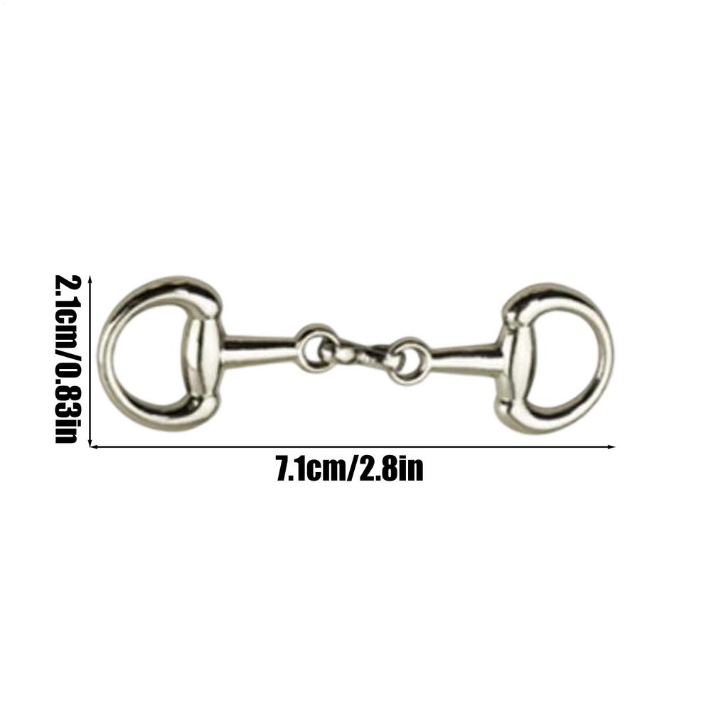 1PC Double D-Ring Snaffle Bit Alloy Equestrian Connecting Clasp D-Ring Snaffle Bit Connectors for Shoes Decoration Loafers Purse
1PC Double D-Ring Snaffle Bit Alloy Equestrian Connecting Clasp D-Ring Snaffle Bit Connectors for Shoes Decoration Loafers Purse